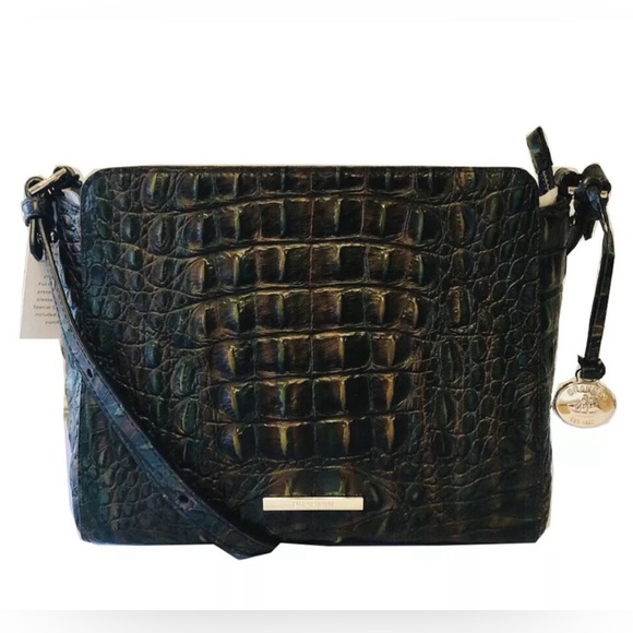 Brahmin Handbags - Brahmin Carrie Crossbody Moss Rowan